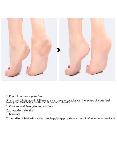 Premium Double-Sided Foot Pumice Stone Effective Callus Remover & Exfoliating Pedicure Tool for Smooth Feet (Gray White) | International Shipping - Buy Online on GoSupps.com