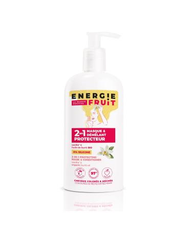 Energie Fruit 2 en 1 Masque et Apr s-Shampooing Vanille et Huile de Buriti Bio Vegan 300ml