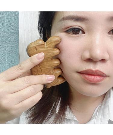 1PC Natural Sandalwood Rabbit Form Comb | Meridian Massage & Skin Care Tool for Health - Buy Online on GoSupps.com