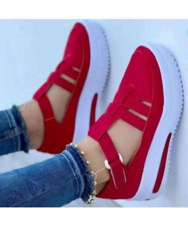 Swezida Women's Orthopedic Arch Support Walking Shoes - Purple, Size 39 - Buy Online on GoSupps.com