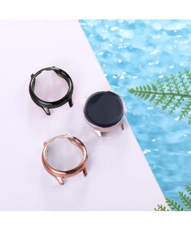 GEAK Compatible with Samsung Galaxy Active 2 Watch Case 40mm 3 Pack Soft TPU Full Cover Screen Protector Case for Samsung Galaxy Active 2 Smartwatch 40mm Black/Clear/Rose Gold Black/Clear/RoseGold 40mm - Buy Online on GoSupps.com