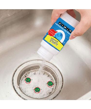 URFEDA Toilet detergent Particles Foam Cleaner Automatic Toilet Cleaning Pipe Dredging Detergent Bubble Bombs for Main Lines Sinks Tubs Toilets Showers Kitchen Sinks