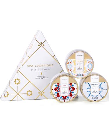 Spa Luxetique Hand Lotion Set - Shea Butter Moisturizing Hand Cream & Repair Hand Salve - Hand Care Set for Dry Cracked Hands - 3oz x 2 - Buy Online on GoSupps.com