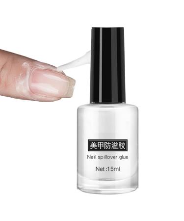 Bmdjdq Peel-off base coat peel-off base coat nail art base - peel-off gel nail polish peel-off base coat easy to remove for thin and weak nails 15ml