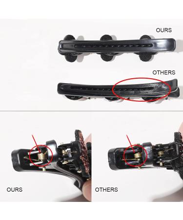 8PCS Sparkling Crystal Stone Braided Hair Clips Set for Women - Rhinestones Hairpin Duckbill Clip with Small Clips - Ideal Hair Accessories for Girls and Women - Buy Online on GoSupps.com