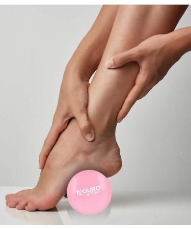 Aduro Foot Massager Roller - Pain Relief & Reflexology Therapy Tool for Feet (Pink) - Buy Online on GoSupps.com