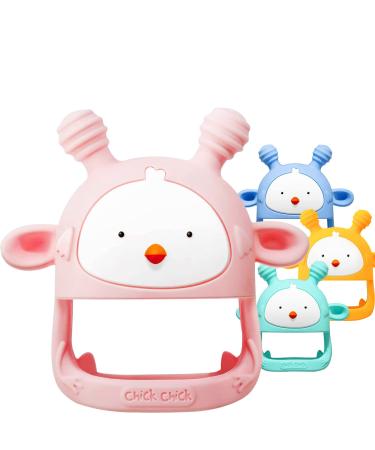 Bite ring baby baby toy 0 3 6 9 12 months dental aid baby glove bite ring baby bpa-free dental help nursing accessories for 3+ months babies