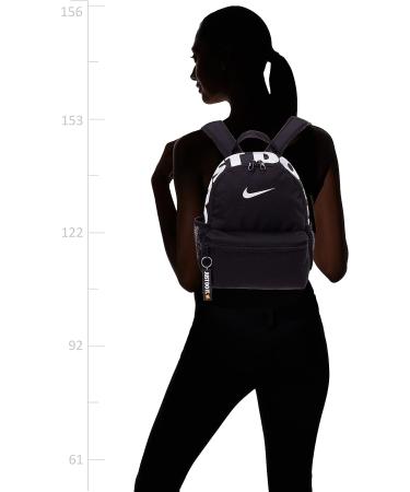 Nike Brasilia Just Do It Mini Backpack - Black/White Glossy Finish - Buy Online on GoSupps.com