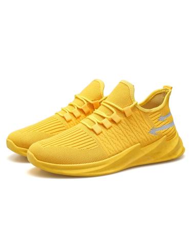 Waldl ufer Women's Wide K Sneakers - Unisex Breaking Mesh Sport Shoes for Hallux - Yellow 37 EU - Buy Online on GoSupps.com