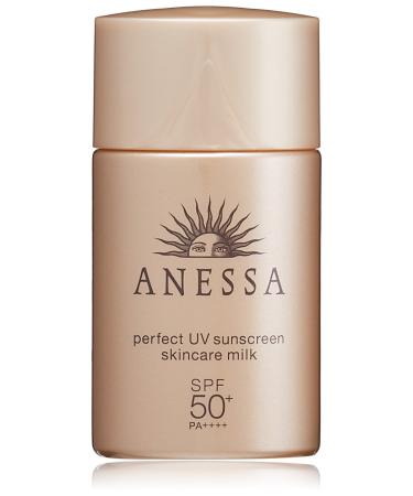 Anessa Perfect uv sunscreen skincare milk SPF50+/PA++++ 20ml / 0.7oz
