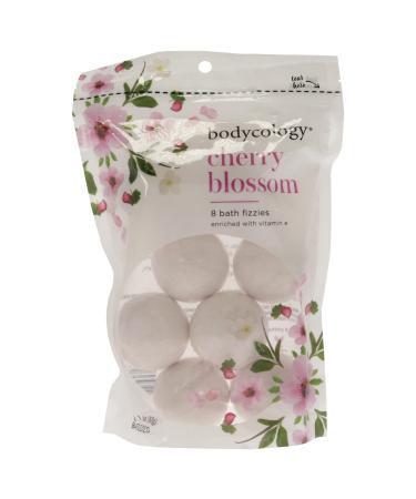 Bodycology Cherry Blossom Bath Fizzies Soak Balls 8 Count