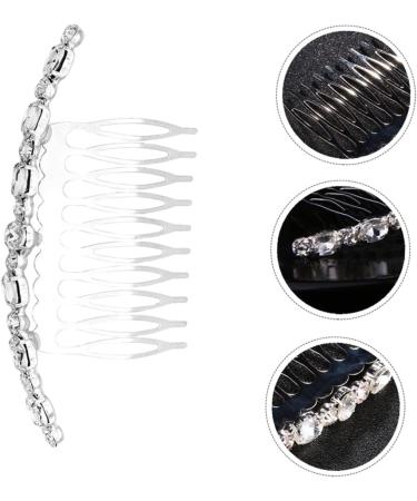 Angoily 1 Pc Hair Comb Alloy Hair Decor Wedding Diamond Comb Hair Accessory Fashion Hairpin Bridal Comb Barrette Pearl Tiara Handmade Hair Decor Rhinestones Rhinestone Hair up - Buy Online on GoSupps.com
