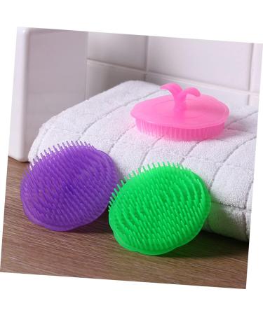 4-Piece Scalp Massage Brush Set | Shampoo Brush for Deep Cleansing & Peeling | Random Color | Ideal for Hair Care - Buy Online on GoSupps.com