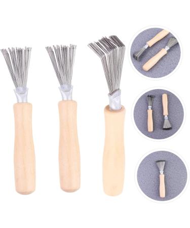 DOITOOL Nettoyeur De Brosse Cheveux Et Peigne 3 Pi ces Petit Outil De Nettoyage Pratique Pour Diff rents Types De Cheveux Usage Domestique Et Voyage 11.5X2.5X1.5CM kaki - Buy Online on GoSupps.com