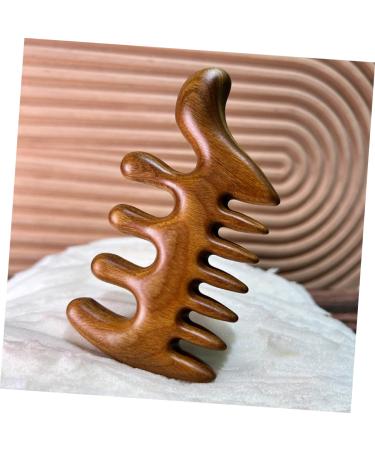 Buy Mikinona B trzahn Scalp Massage Comb - Wooden Ridge for Curly Hair - Body Massage & Styling for Men & Women - International Shipping Available - Buy Online on GoSupps.com