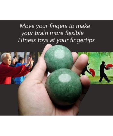 Buy Baoding Balls - Natural Jade Massage Ball Set for Stress Relief & Hand Therapy | International Shipping Available - Buy Online on GoSupps.com