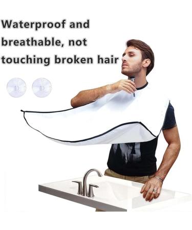CBRPVT 2 PCS Beard Bib with 4 Suction Cups Beard Catcher Shaving Bib Beard Apron Beard Accessories Beard Hair Catcher for Shaving And Trimming - Buy Online on GoSupps.com