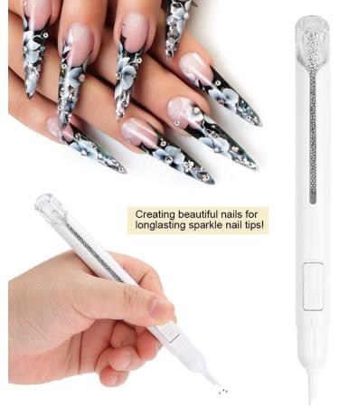 Nail Art Dotting Pen Set with 800 Metal Beads - DIY Nail Decoration for Manicure/Pedicure (Silver) - Buy Online on GoSupps.com