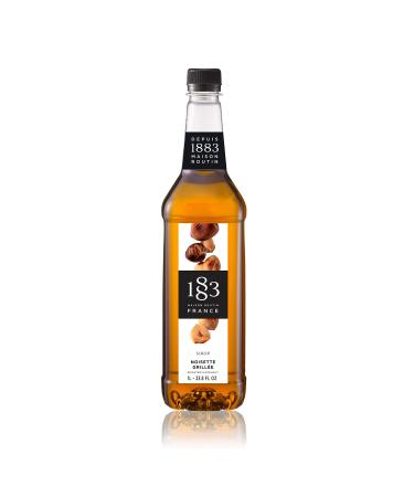 1883 Maison Routin Premium Roasted Hazelnut Syrup for Coffee Tea Hot Chocolate & Baking PET 1L Roasted Hazelnut 1 l (Pack of 1) - Buy Online on GoSupps.com