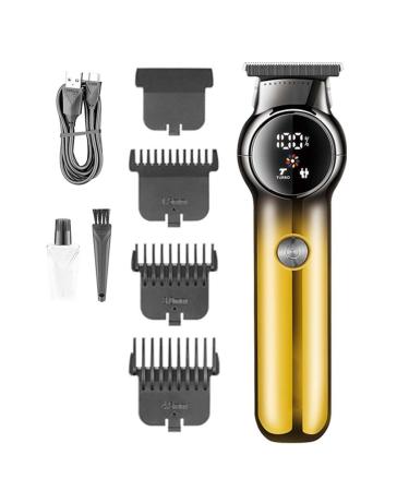 Hair Clippers Professional Gradient Hair Clipper Digital Display Haircut Clipper Shaving Head Engraving Electric Trimmer For Men