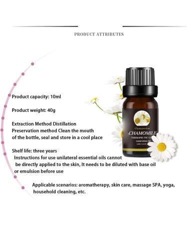 Chamomile Oil for Varicose Veins - Essential Oil Treatment for Improved Blood Circulation (10ml) - Buy Online on GoSupps.com