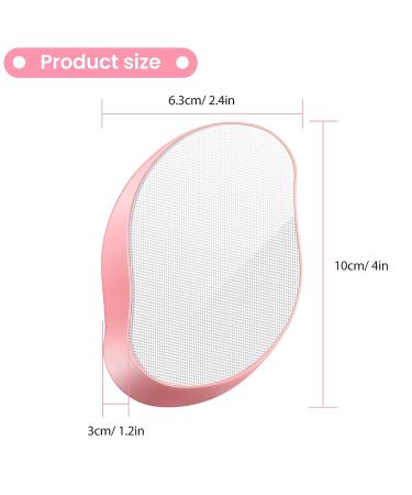 Reusable Crystal Hair Remover - Painless Exfoliation Tool for Men and Women - Pink - Buy Online on GoSupps.com