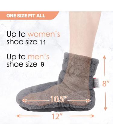 Comfheat Microwavable Booties - Feet Warmer for Cold Feet Relief, Achilles Tendinitis, Plantar Fasciitis - Deep Heat Therapy for Sore Muscles and Joints - Not Washable - Buy Online on GoSupps.com