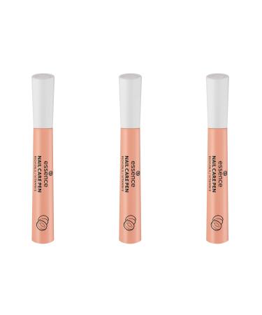Essence Nail Care Pen nail care contains rich oils and vitamin E transparent nourishing natural without acetone vegan microplastics particles free 3 Pack (3 x 5ml)