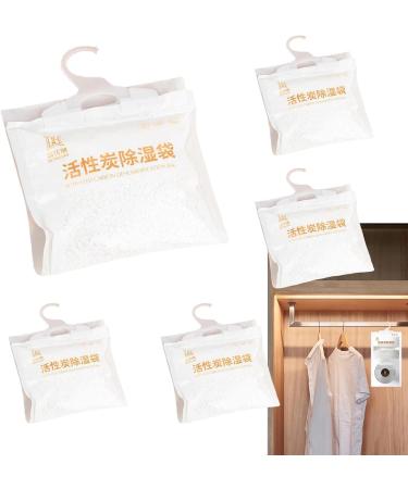 Teksome Moisture Absorber | High-Hygroscopic Hanging Air Purifier for Bathrooms Bedrooms Closets & Kitchens - 100g (5 Bags) - International Shipping Available - Buy Online on GoSupps.com