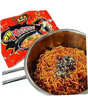 Samyang 2X Spicy Hot Chicken Flavor Ramen - Korean Spicy Noodle 10 Pack (140g Each) - Spicy 4.93 Ounce - Buy Online on GoSupps.com