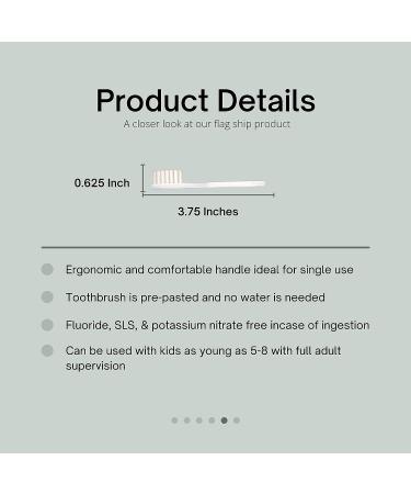 N-STA-Smile Pre-Pasted Mini Disposable Toothbrush (Pack of 10) - Convenient Oral Care Solution - Buy Online on GoSupps.com