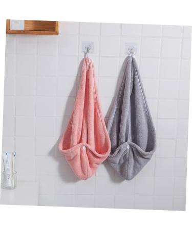 Healeved Creative Hair Drying Cap - Quick Drying Towel | Absorbent Fast Dry Hair Cap 65x25cm Red - Ideal for Quick Hair Drying - Buy Online on GoSupps.com