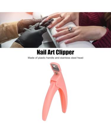 Professional Nail Clippers Cutters Adjustable Acrylic Stainless Steel Nail Clipper Tools for Acrylic Nails Fake Nail Tips Nail Art Tools Manicure Home DIY Use (Roseate) - Buy Online on GoSupps.com