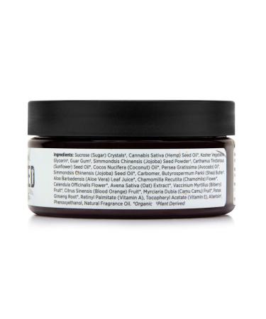Organic Hemp Seed Sugar Scrub - Absinthe Mist | Face & Body Exfoliator | Hydrating & Purifying | 8 oz - Shop Internationally - Buy Online on GoSupps.com