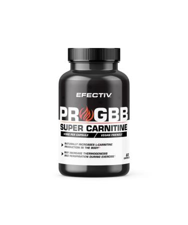 EFECTIV Nutrition PROGBB Super Carnitine | Weight Management | 60 Capsules