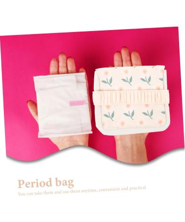 Goohochy Travel Bag & Lipstick Container - Stylish Storage for Menstrual Pads & Essentials | Portable Pocket Bag - Buy Online on GoSupps.com