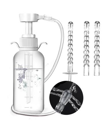 Enema for colon cleansing - enemas for bowel emptying for men and women (330ML-3 NOZZLES)