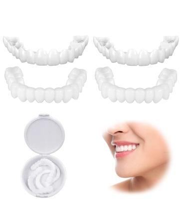 2 pairs of artificial teeth brighten cosmetic veneers teeth at the top immediate veneers of teeth of course dentures for plug in for men and women