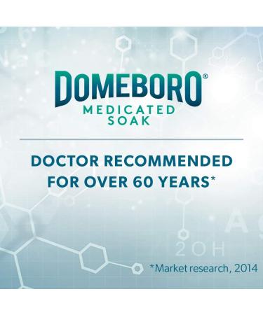 Domeboro Medicated Soak Rash Relief - 12 Powder Packets (Pack of 2) - Buy Online on GoSupps.com