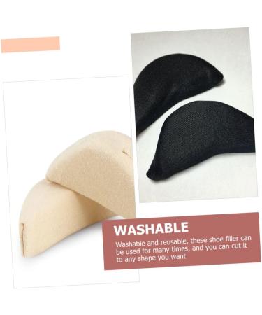 NOLITOY 6 Pairs Sponge Toe Plug Inserts for Men & Women | Forefoot Pads High Heel Fillers & Casual Shoe Tips - Perfect Fit for Oversized Shoes - Buy Online on GoSupps.com