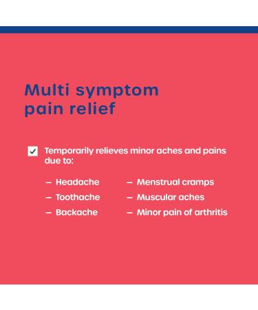 HealthCareAisle Dual Action Acetaminophen and Ibuprofen (NSAID) Tablets 250 mg /125 mg Pain Reliever - 250ct Caplets 250 Count - Buy Online on GoSupps.com
