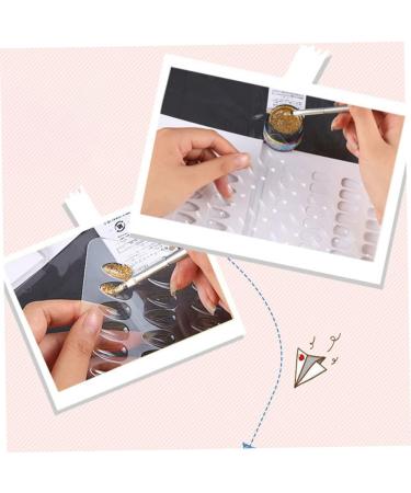 POPETPOP 3 Pcs Nail Color Book Nail Nail Samples Book Manicure Color Display Nail Polish Color Display Colour Chart Nail Gel Nail Color Sample Book White Manicure Tools Abs Acrylic - Buy Online on GoSupps.com