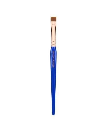 Bdellium Tools Golden Triangle 714 Flat Eye Definer - Vegan Soft Synthetic Makeup Brush for Smooth Application (Blue 1pc) - International Shipping Available - Buy Online on GoSupps.com