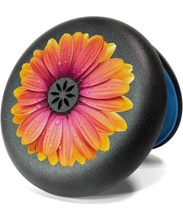 Invisalign Aligner & Retainer Case - Stylish Orange Daisy Design for Ultimate Protection | Shop Internationally - Buy Online on GoSupps.com