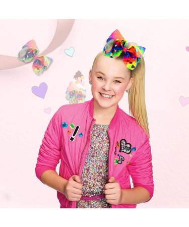 8 Inch Unicorn Hair Bow for Girls - JoJo Siwa Style Hair Barrette Accessory | Best Xmas Gift - Buy Online on GoSupps.com