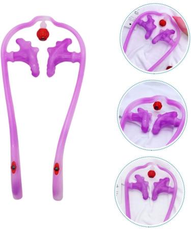 Gleavi 4-Piece Neck Massager Set - Deep Tissue Manual Muscle Massage Gear & Roller Rod for Neck Relief - Buy Online on GoSupps.com