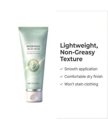 Intertrigo Cream Skin Fold Care & Chafing Support Cream With Zinc Oxide & Undecylenic Acid Intertrigo Relief Cream for Skin Fold Areas Chafing Prevention Moisture & Friction Control (2PC) - Buy Online on GoSupps.com