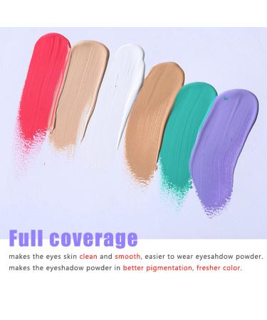 MAEPEOR Matte Eyeshadow Primer - 6 Color Long-lasting Waterproof Base - Buy Online on GoSupps.com