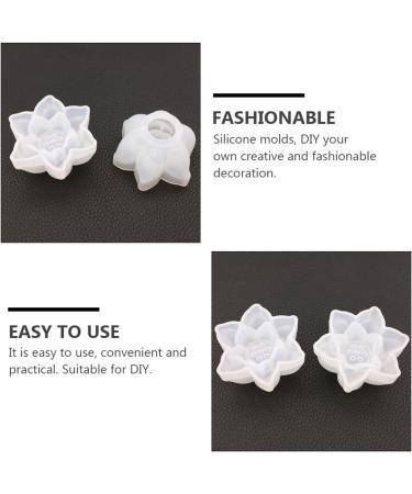 jojofuny Silicone Mold Candle Silicone Mold Resin Molds Resin Craft Lotus Diy Mold Accessories Charm - Buy Online on GoSupps.com