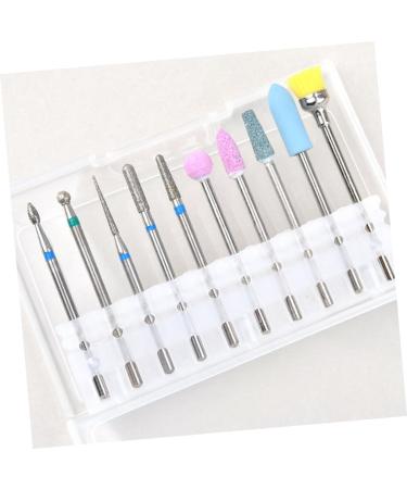 Beavorty nail drill kit ceramic nail drill bit diamond nail drill bit manicure drill bits diamond cuticle nail bits nails drill bits nail painting kit nail drill tool alloy grinding head medium Picture 1 - Buy Online on GoSupps.com